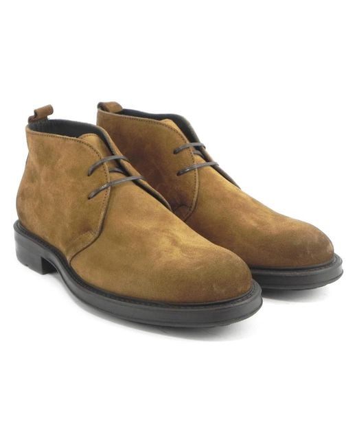 Marco Ferretti Brown Lace-Up Boots for men