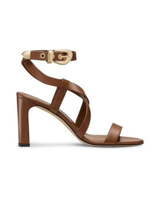 Stuart Weitzman Metallic High Heel Sandals
