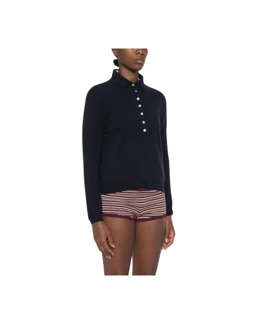 Be You Blue Round-Neck Knitwear