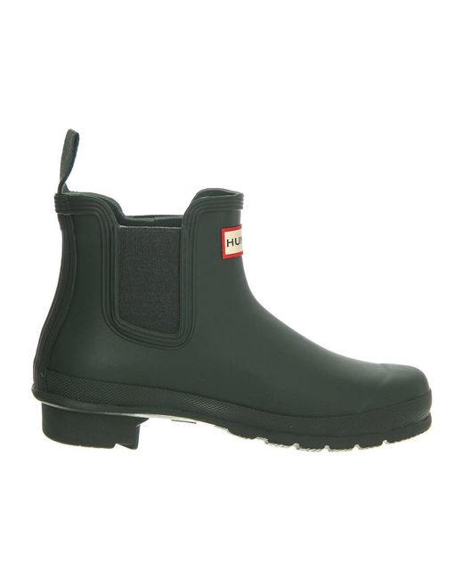 Hunter Green Ankle Boots