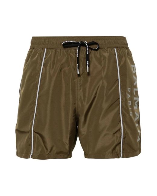 Balmain Badmode ,Groen ,Polyester Bottoms in het Green voor heren