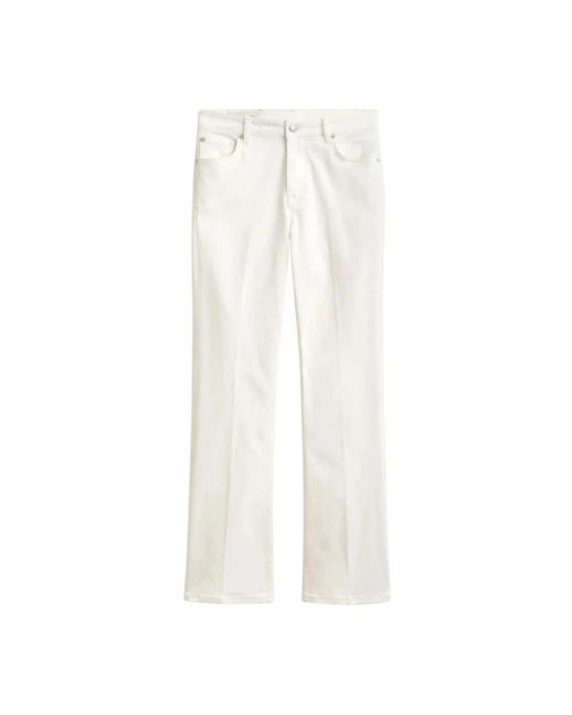 Gant White Straight Fit Jeans