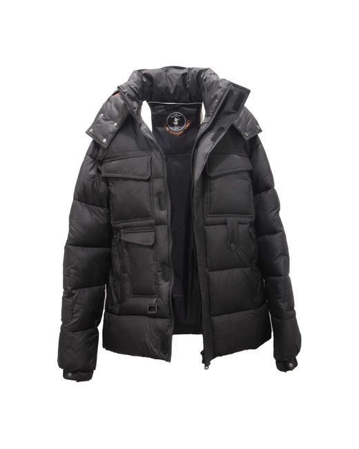 Save The Duck Black Winter Jackets for men