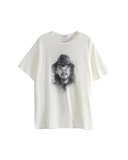 Yohji Yamamoto White T-Shirts for men