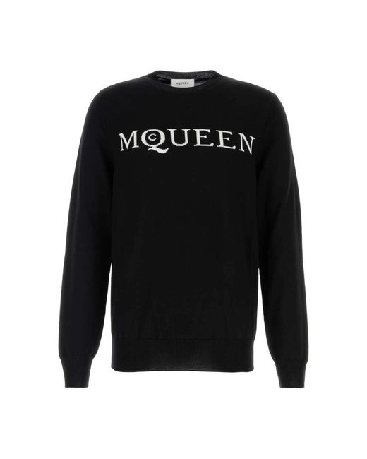McQueen Black Sweatshirts for men