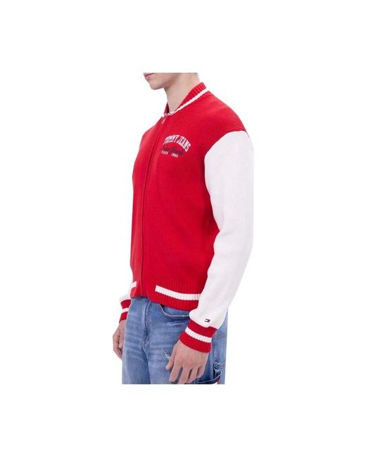 Cardigans di Tommy Hilfiger in Red da Uomo