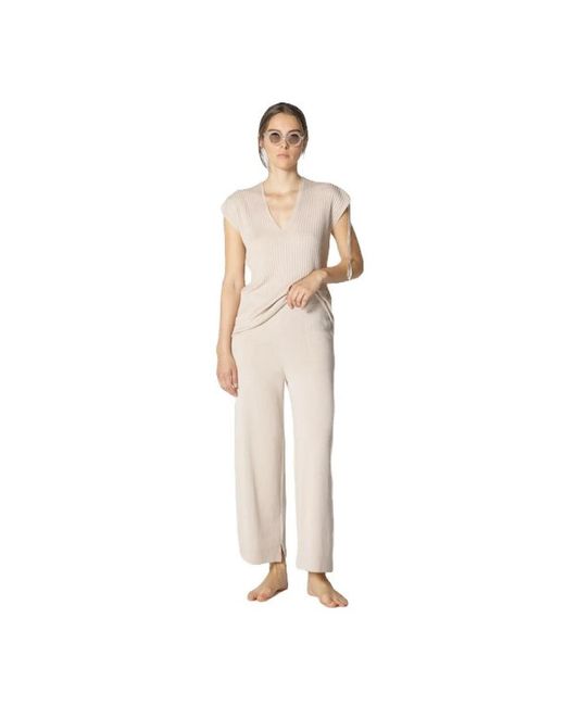 SMINFINITY White Straight Trousers
