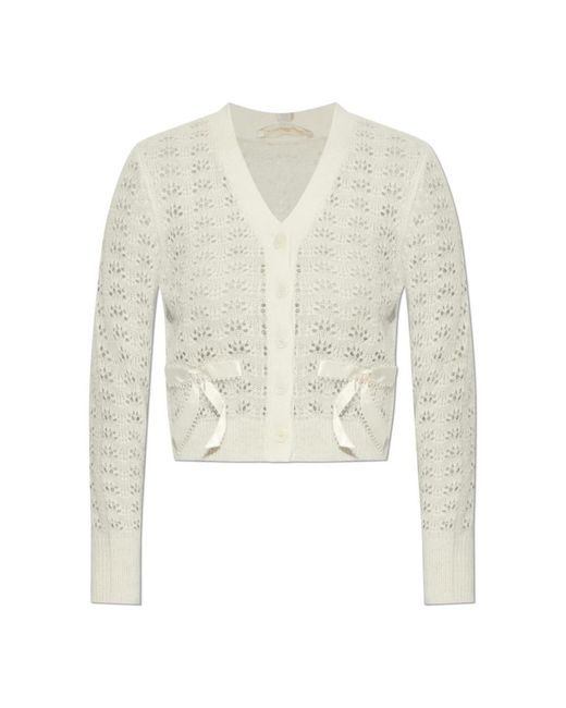 Cardigans LoveShackFancy en coloris White
