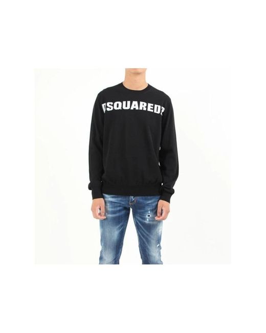 DSquared² Black Sweatshirts for men