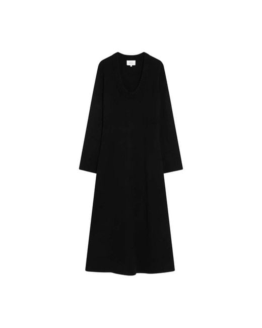 Loulou de Saison Black Knitted Dresses