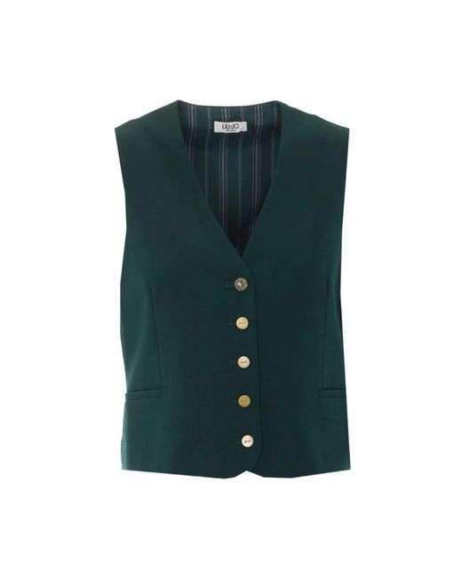 Liu Jo Green Waistcoats