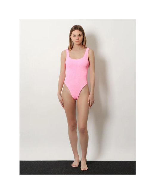 Hunza G Pink Swimsuits