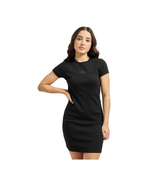 Calvin Klein Black Short Dresses