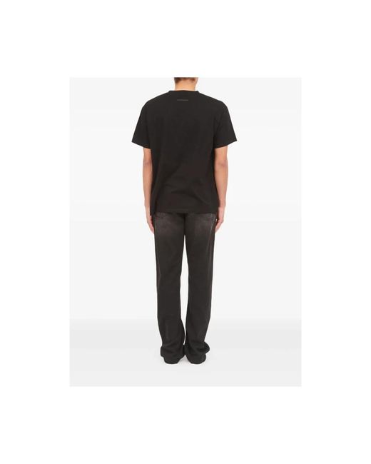 MM6 by Maison Margiela Black T-Shirts for men