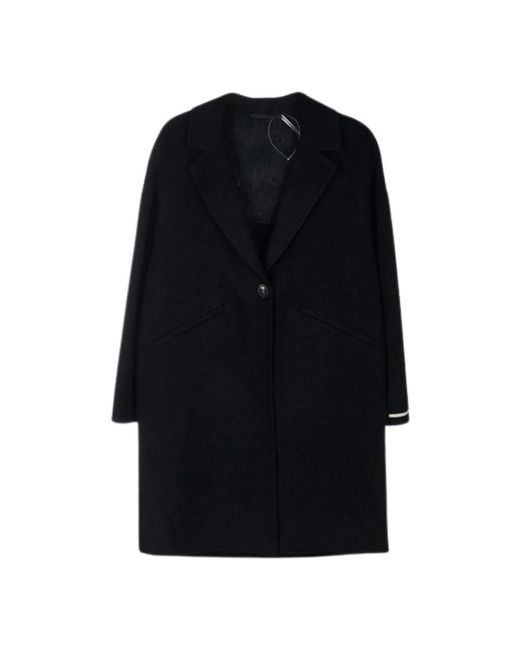 iBlues Black Single-Breasted Coats