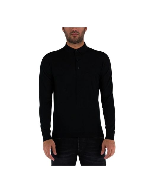GOES BOTANICAL Black Polo Shirts for men