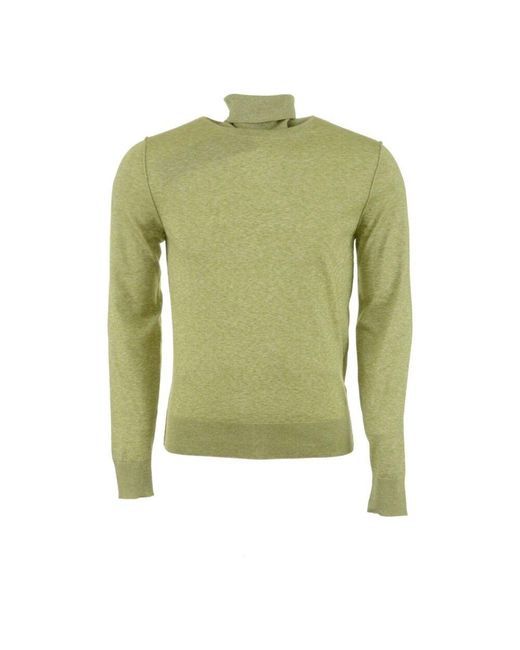 Dolce & Gabbana Turtle Neck Herren Pullover in Green für Herren