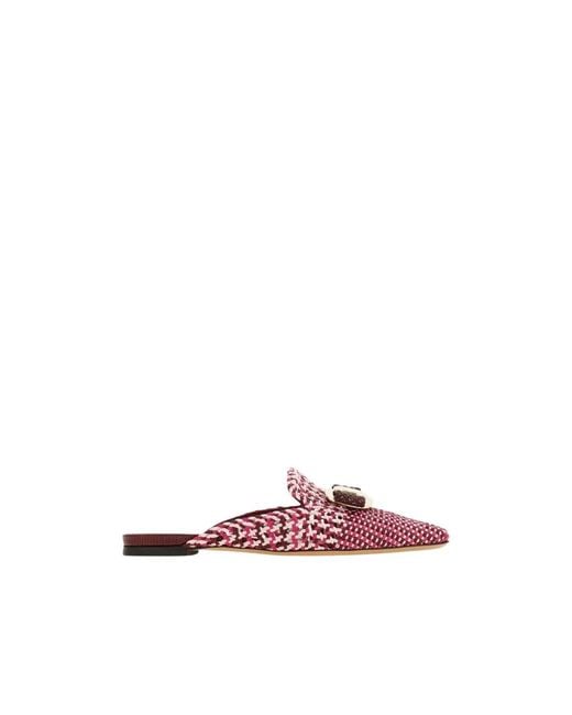 Ferragamo Pink Mules