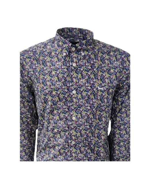 Harmont & Blaine Overhemden ,Blauw ,Cnj 026012426801 in het Blue voor heren