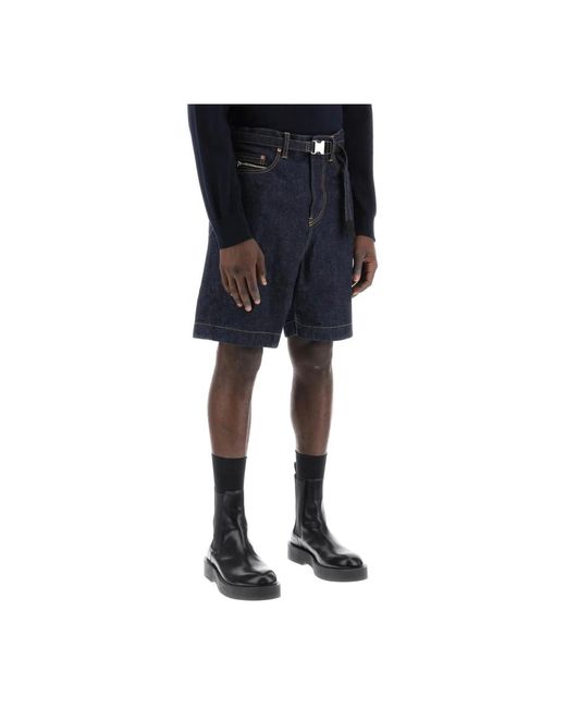 Shorts > denim shorts Sacai pour homme en coloris Blue