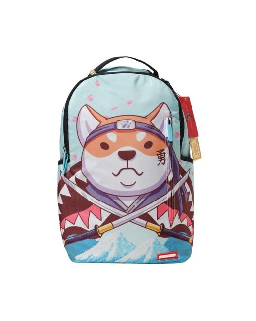 Sprayground Grafik Rucksack in Blue für Herren