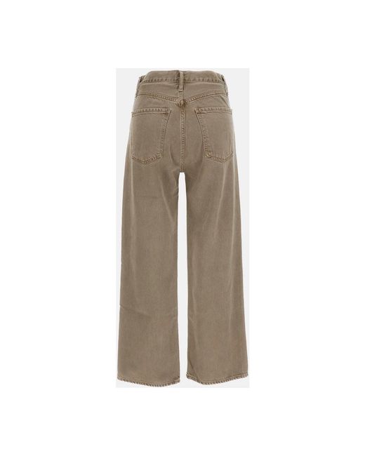 Agolde Jeans ,Denim Wide Jeans in het Natural