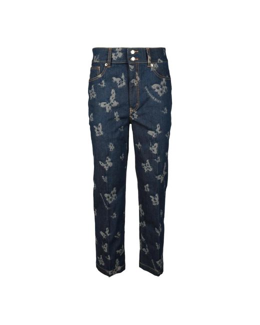 Love Moschino Blue Cropped Jeans