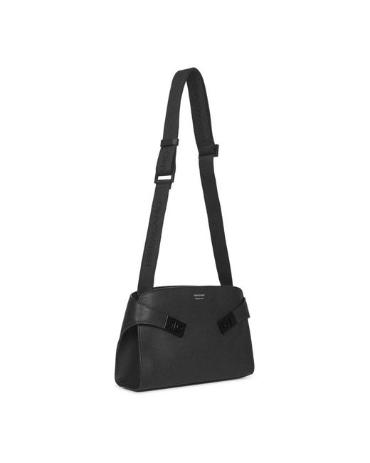 Ferragamo Black Shoulder Bags for men