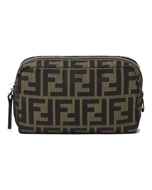 Fendi Green Toilet Bags for men