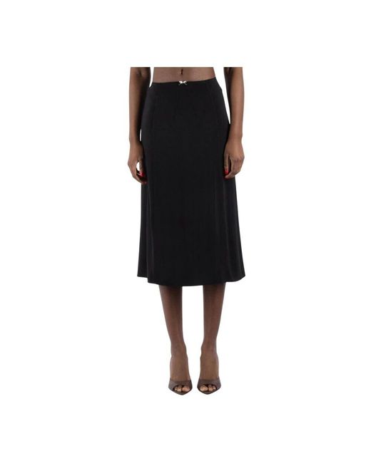 Rabanne Black Schwarzes Viskose Elastan Kleid