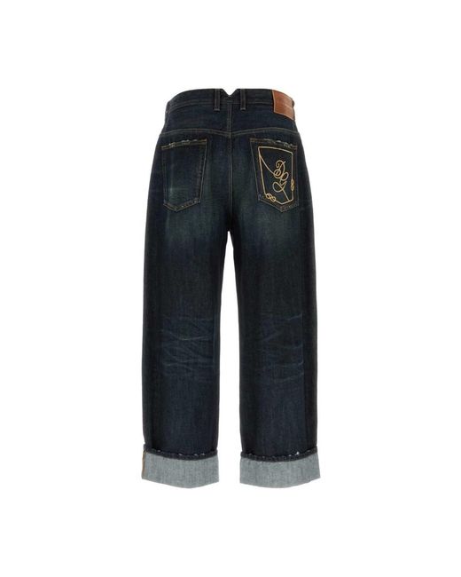 Dolce & Gabbana Blue Loose Fit Jeans for men