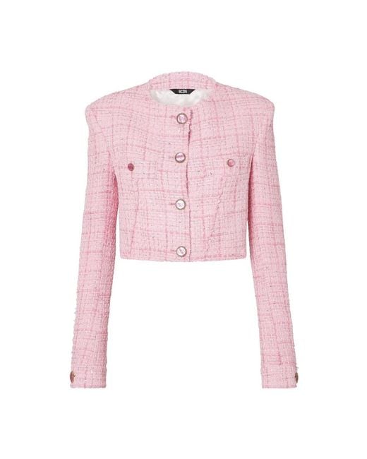 Gcds Pink Tweed Jackets