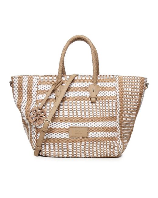 Tote Bags V73 de color Metallic