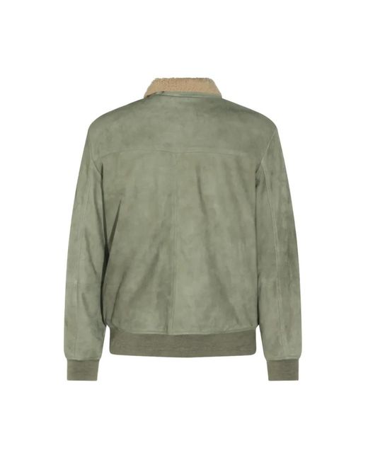Bomber Jackets Canali pour homme en coloris Green