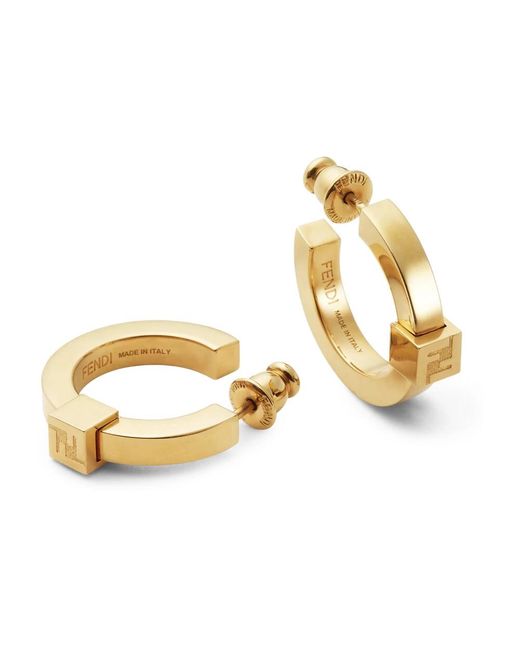 Fendi Metallic Earrings