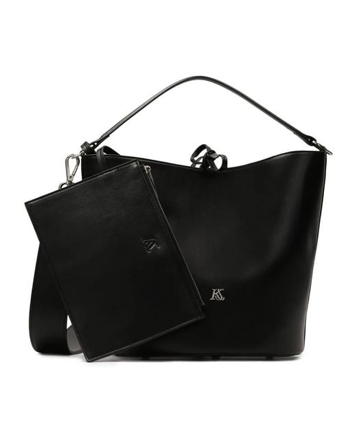 Kazar Black Schwarze Handtasche Mit Handgriff