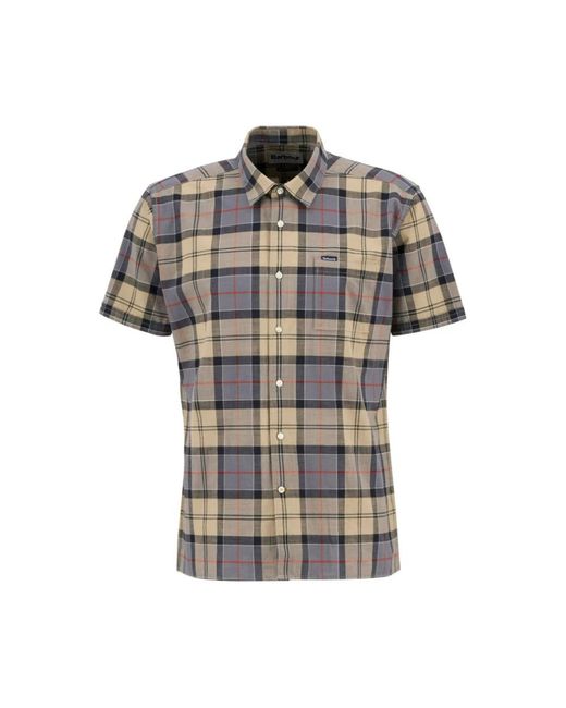 Barbour Gray Short Sleeve Shirts for men