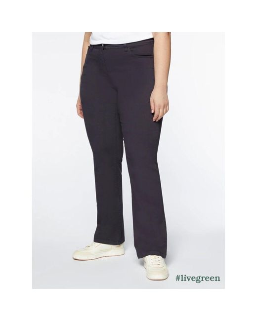 Straight Trousers di FIORELLA RUBINO in Blue