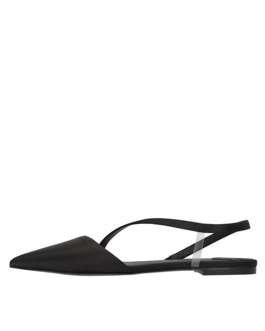 Stella McCartney Black Flat Shoes