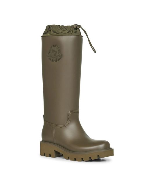 Moncler Green Rain Boots