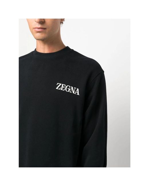 Zegna Sweatshirt in Black für Herren