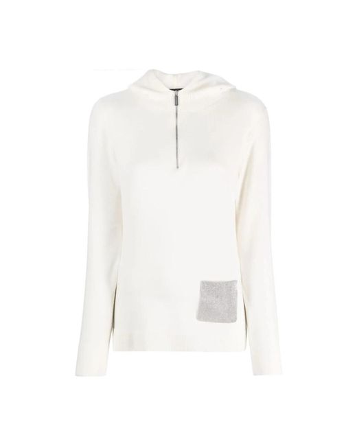 Sweatshirts & hoodies > zip-throughs Fabiana Filippi en coloris White