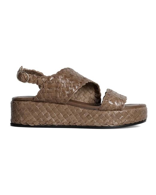 Pons Quintana Brown Flat Sandals