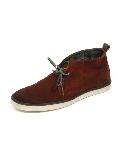 Levi's Brown Lace-Up Boots for men