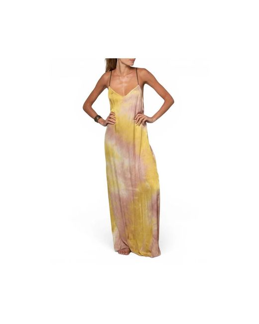 Beliza Metallic Maxi Dresses