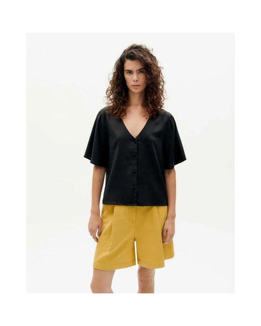 Thinking Mu Blouses in het Black