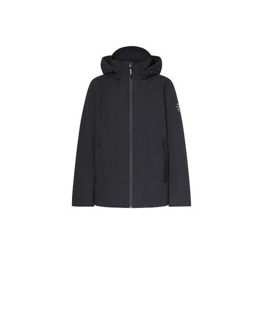 Ecoalf Jassen ,Zwart ,Rode Tarka Parka Voor Herfstdagen in het Black