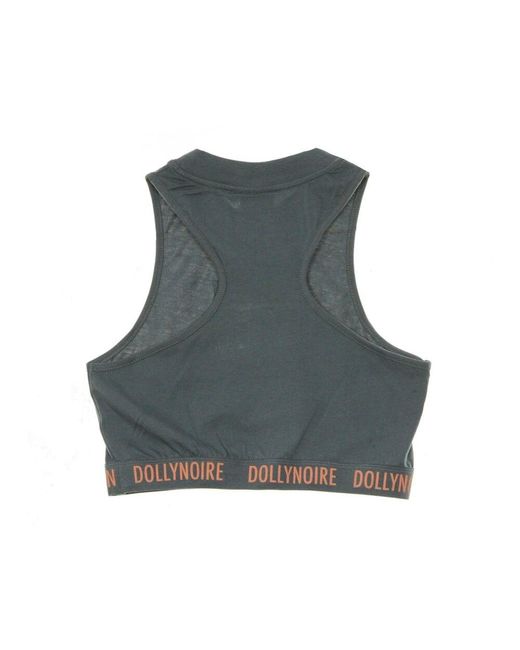 DOLLY NOIRE Green Highneck Taschentop