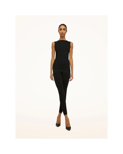 Wolford Aurora Top Mouwloos in het Black