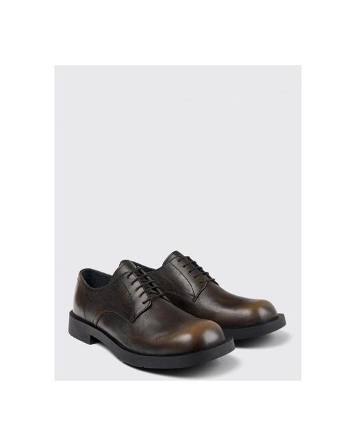 Camper Leder Brogue Schuhe in Black für Herren